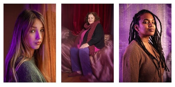 Drie portretten uit de tentoonstelling Intersekse