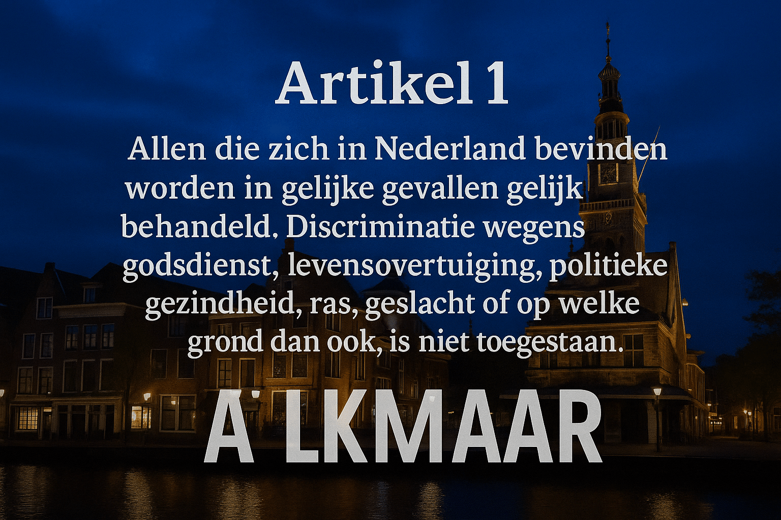 Inwoners denken mee over plek voor kunstwerk met Artikel 1